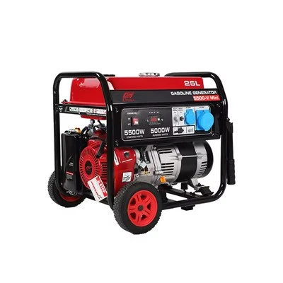 5KW 230V Portable Gasoline Generator Mini Small Petrol Generator Set