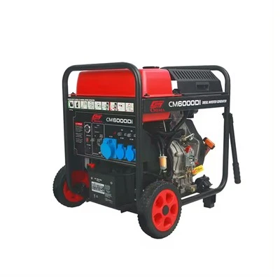 High-Efficiency Industrial Diesel Generator with Wheels