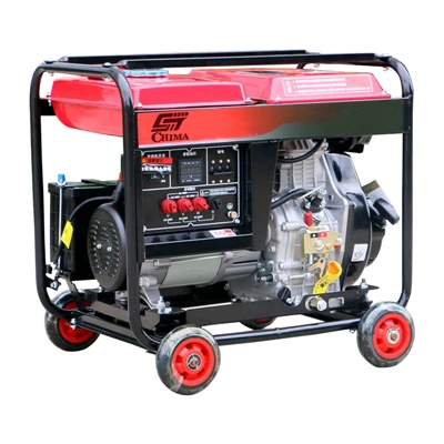 Small Diesel Back Up 5 Kva Silent Soundproof Generators for Home Use
